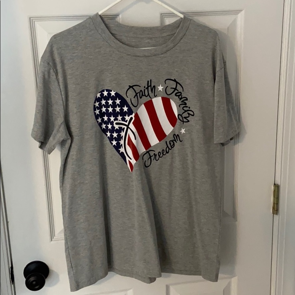 Faith Family Freedom Tee